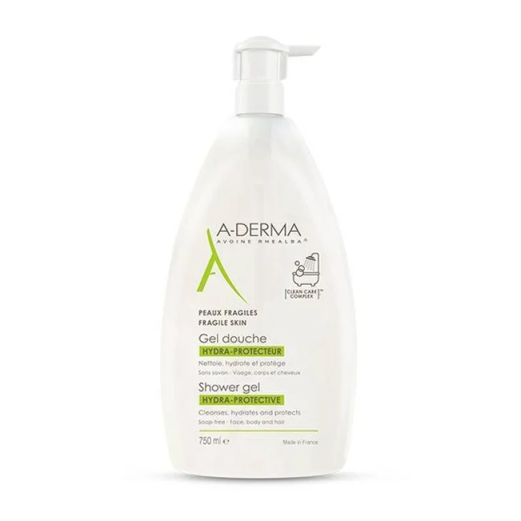A-Derma Gel Doccia Hydra Protecteur Base Lavante Delicata - Formato: 200 ml