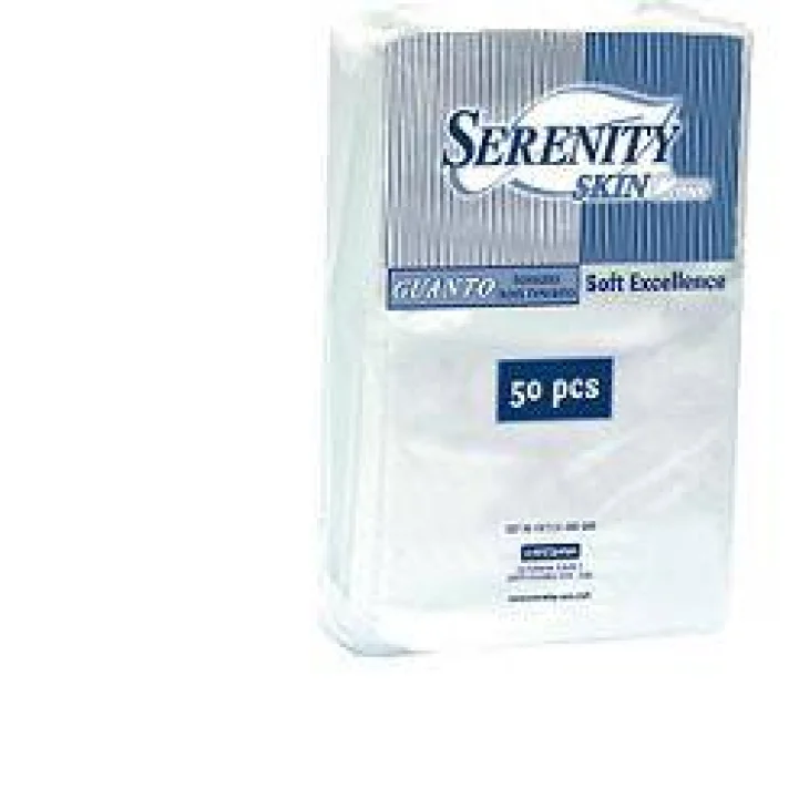 Serenity Skincare Guanto Tessuto non Tessuto Soft Excellence 50 pezzi Serenity Skincare Guanto Tessuto non Tessuto Soft Excellence 50 pezzi