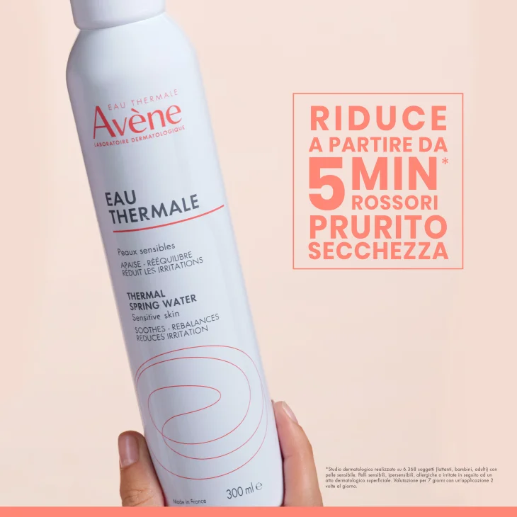 Av&egrave;ne Eau Thermale Acqua Termale Spray Lenitiva per Pelle Sensibile Allergica e Irritabile 300ml