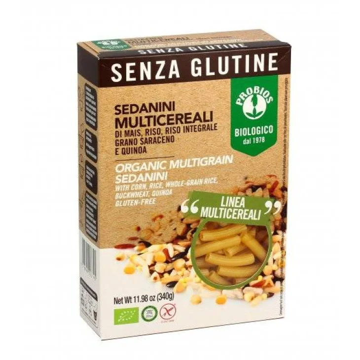 Probios Sedanini Multicereali senza glutine e biologici 340 g Probios Sedanini Multicereali senza glutine e biologici 340 g