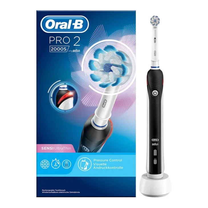 Braun Oral-B PRO 2 2000S Sensi Ultrathin Spazzolino Elettrico Ricaricabile Braun Oral-B PRO 2 2000S Sensi Ultrathin Spazzolino Elettrico Ricaricabile