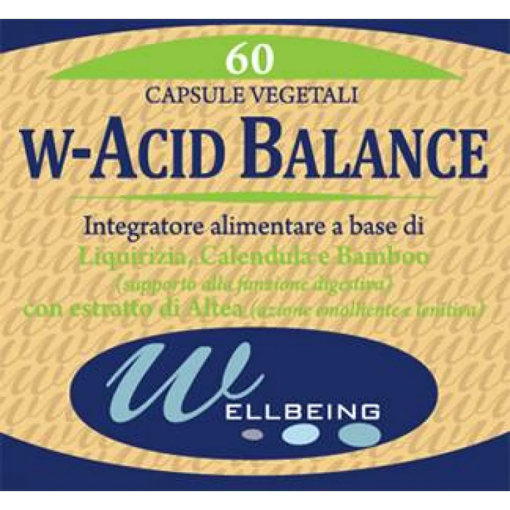 Wellbeing W-Acid Balance Integratore Per La Digestione Wellbeing W-Acid Balance Integratore Per La Digestione