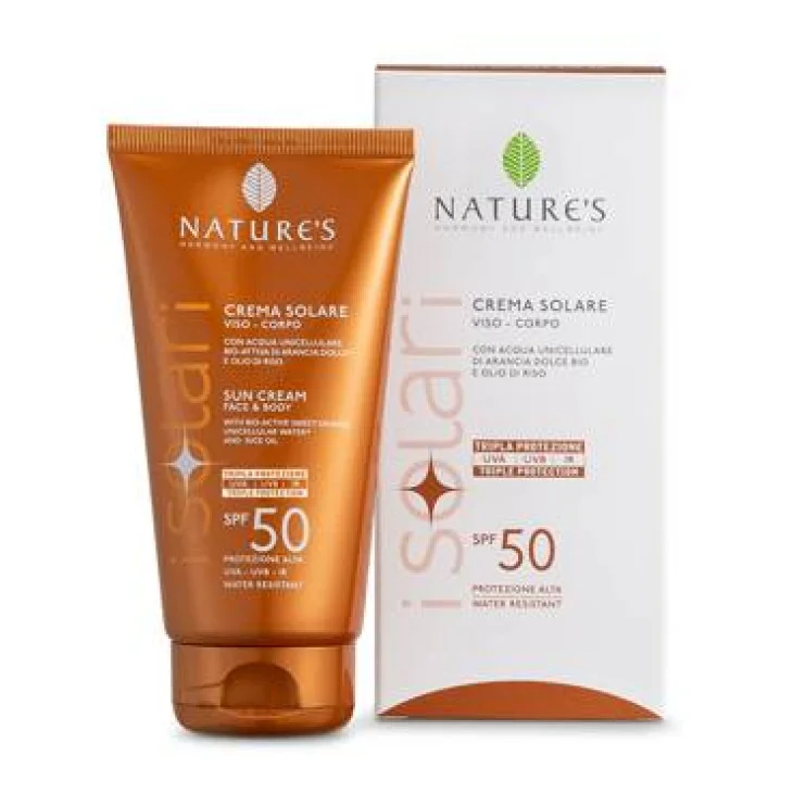 Nature's Solari Crema Solare Viso E Corpo SPF 50