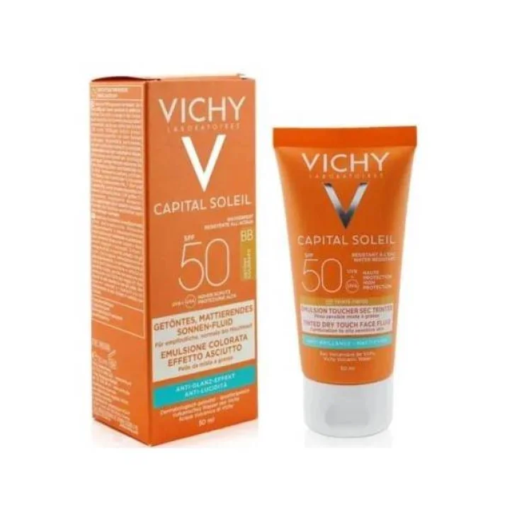 Vichy Capital Soleil BB Emulsione Colorata Effetto Asciutto SPF 50 50 ml Vichy Capital Soleil BB Emulsione Colorata Effetto Asciutto SPF 50 50 ml