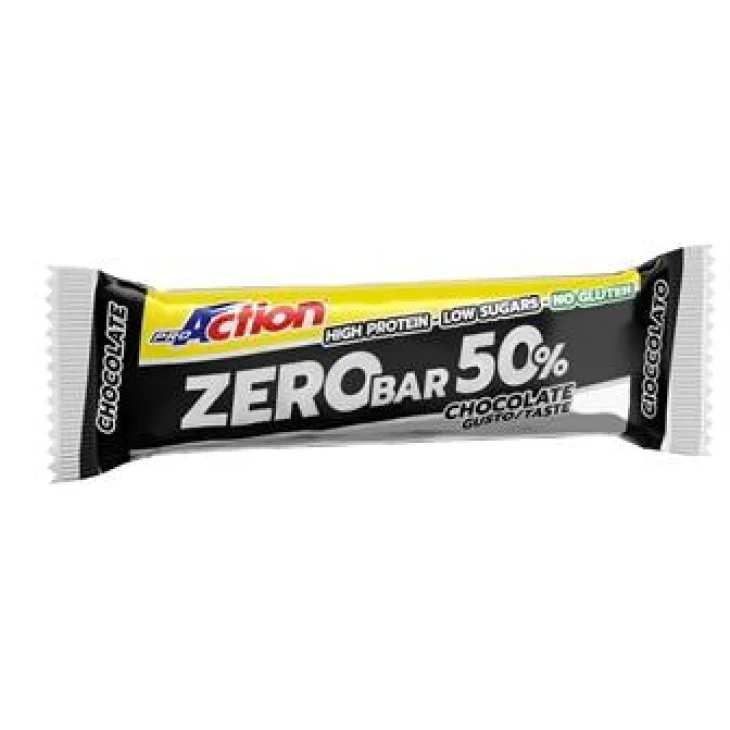 ProAction Zero Bar 50% Barretta Proteica Gusto Cioccolato 60 g