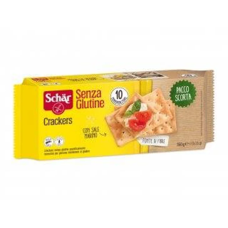 Schar Crackers senza glutine lattosio e uova 10 x 35 g Schar Crackers senza glutine lattosio e uova 10 x 35 g