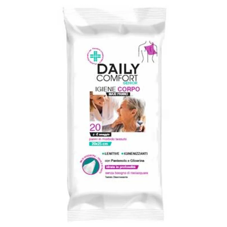 Biogenya Daily Comfort Senior Panno Igiene Corpo 24 pezzi Biogenya Daily Comfort Senior Panno Igiene Corpo 24 pezzi