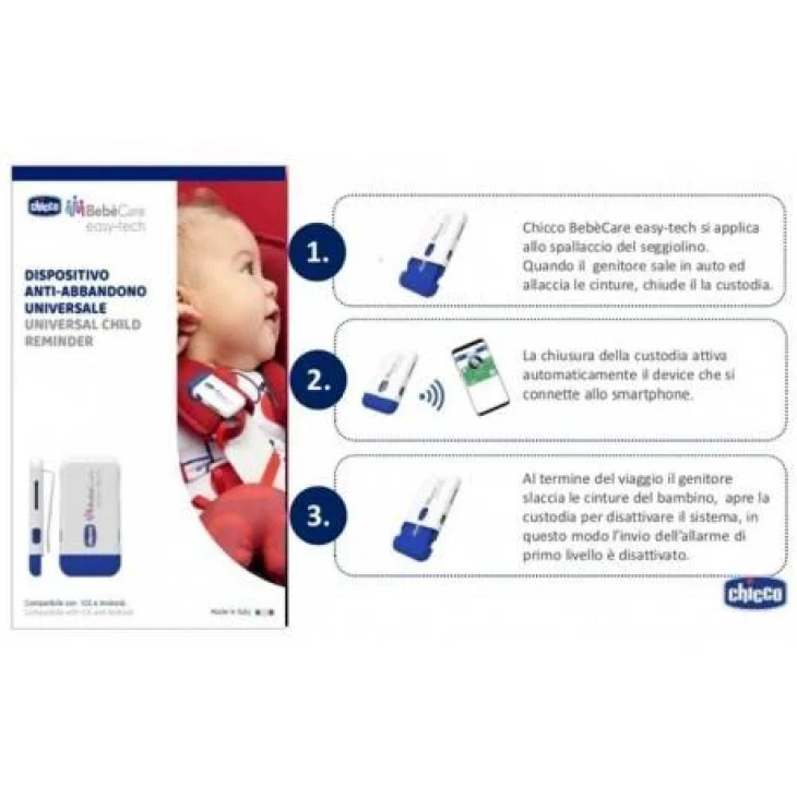 Chicco Beb&egrave; Care Easy-Tech Sistema Sicurezza