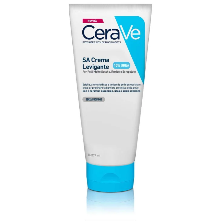 CeraVe SA Crema levigante 10% Urea e Acido Salicilico per Pelle Molto Secca, Ruvida e Screpolata 177 ml CeraVe SA Crema levigante 10% Urea e Acido Salicilico per Pelle Molto Secca, Ruvida e Screpolata 177 ml
