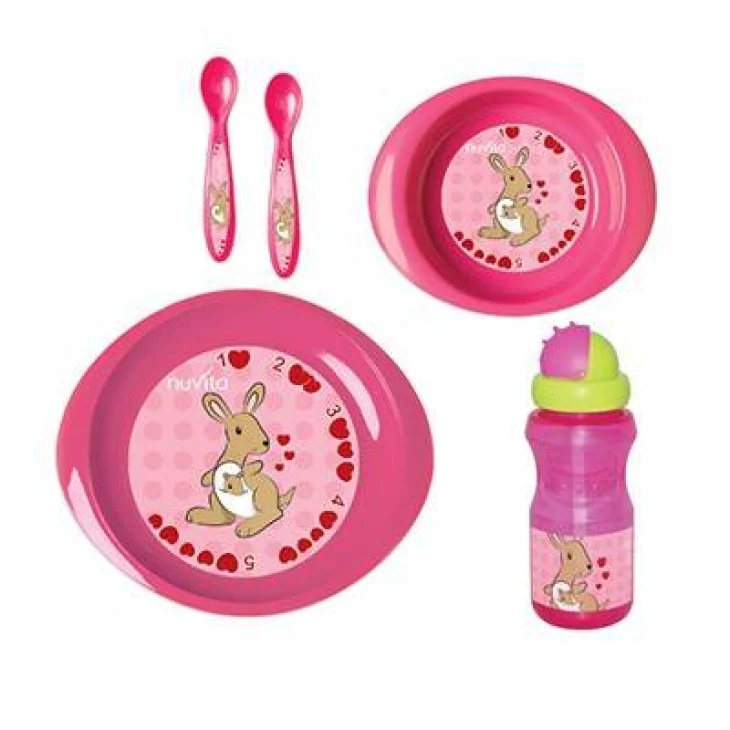 Nuvita Kit Pappa Primi Numeri 12M+ Rosa Nuvita Kit Pappa Primi Numeri 12M+ Rosa