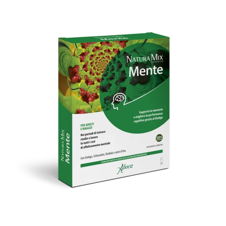 Aboca Natura Mix Advanced Mente Integratore Per La Memoria Aboca Natura Mix Advanced Mente Integratore Per La Memoria
