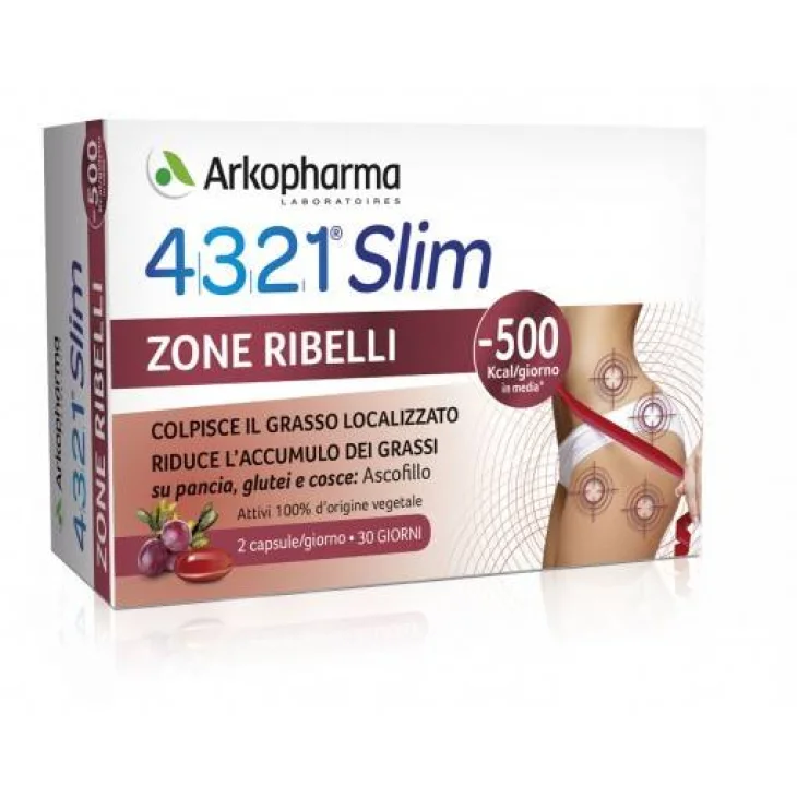 Arkopharma 4321 Slim Zone Ribelli 60 capsule Arkopharma 4321 Slim Zone Ribelli 60 capsule