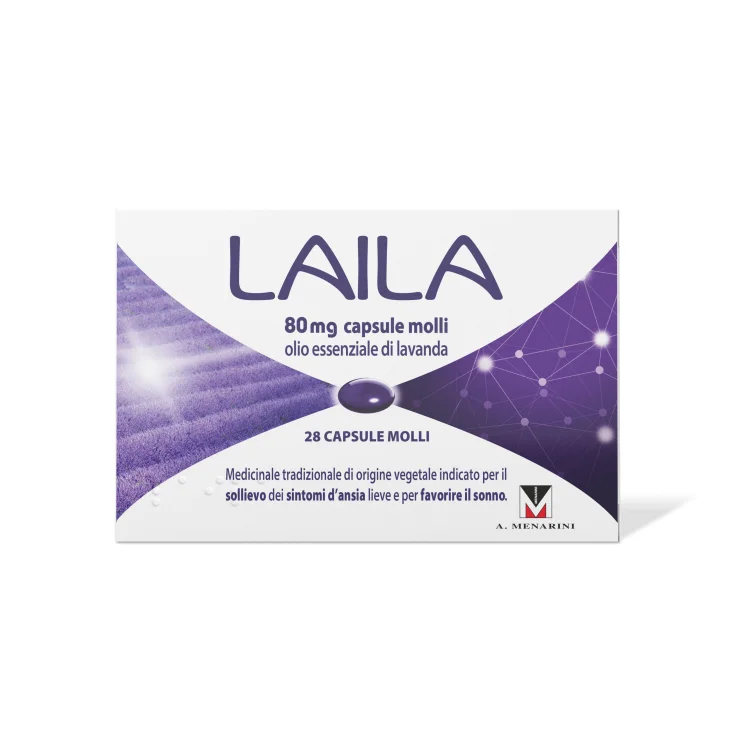 Laila combatte l'ansia lieve e favorisce il sonno 28 capsule molli