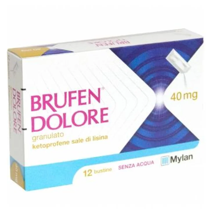 Brufen Dolore Granulato Orale 12 Bustine 40 Mg Brufen Dolore Granulato Orale 12 Bustine 40 Mg