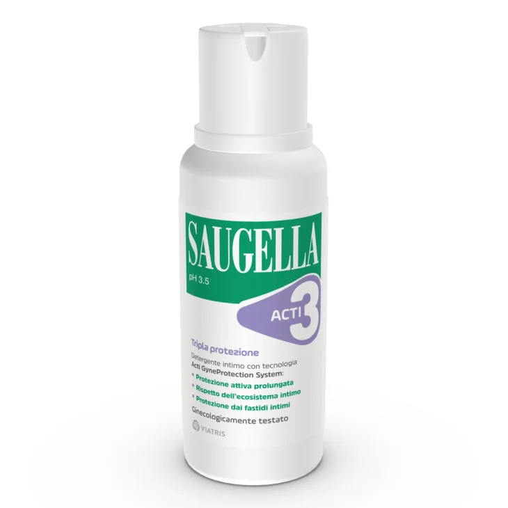 Saugella Acti3 Detergente Intimo Protegge 3 Volte Saugella Acti3 Detergente Intimo Protegge 3 Volte