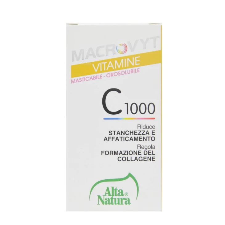 Alta Natura Macrovit C1000 Contro Stanchezza e Affaticamento 30 compresse Alta Natura Macrovit C1000 Contro Stanchezza e Affaticamento 30 compresse