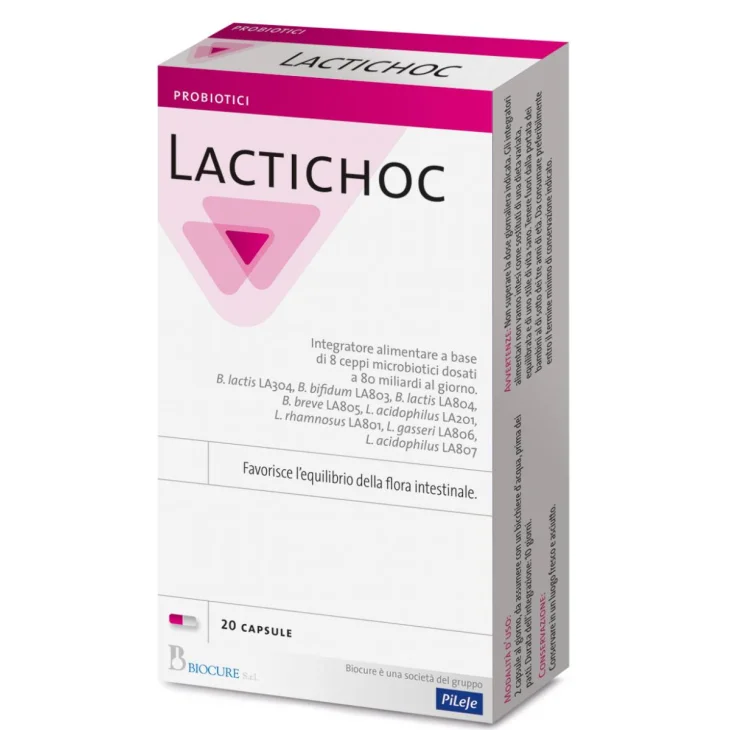Biocure Lactichoc Fermenti Lattici 20 capsule