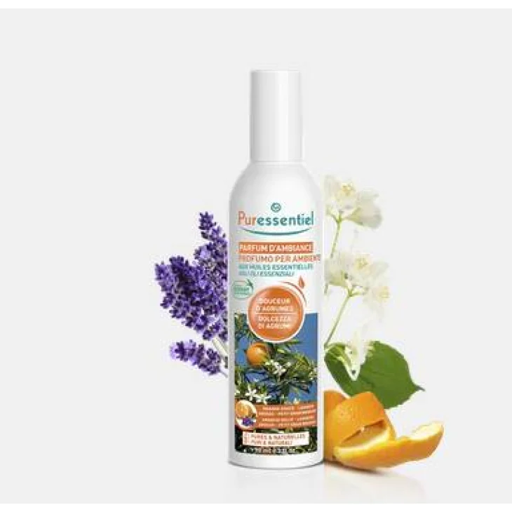 Puressentiel Profumo per Ambiente agli Oli Essenziali di Agrumi 90 ML