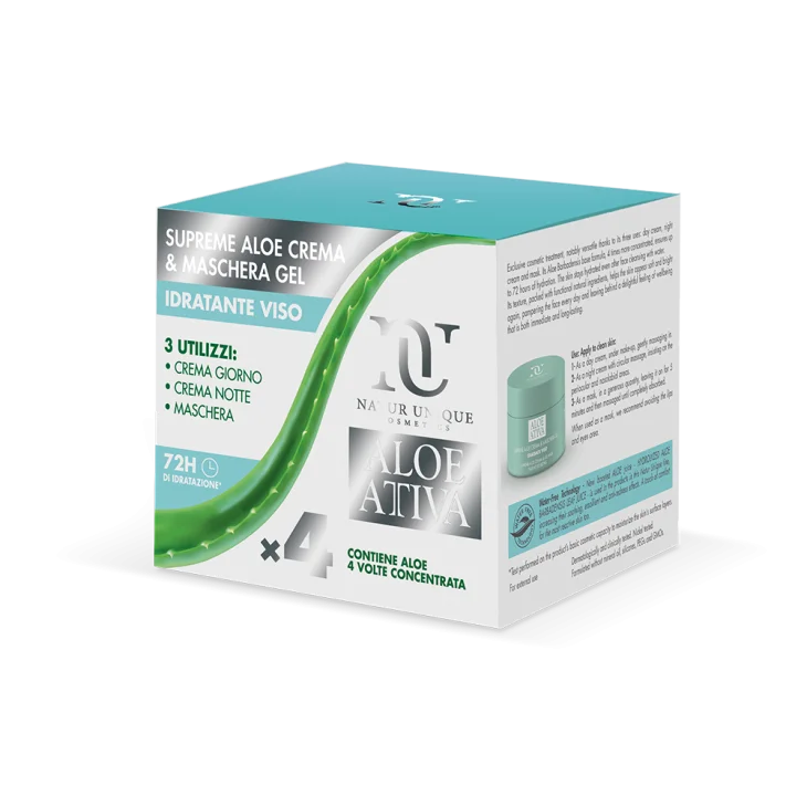 Natur Unique Supreme Aloe Crema-Maschera Idratante 100 ML
