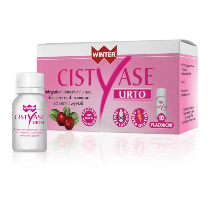 Winter Cistyase Urto Integratore Benessere Vie Urinarie 10 flaconcini Winter Cistyase Urto Integratore Benessere Vie Urinarie 10 flaconcini