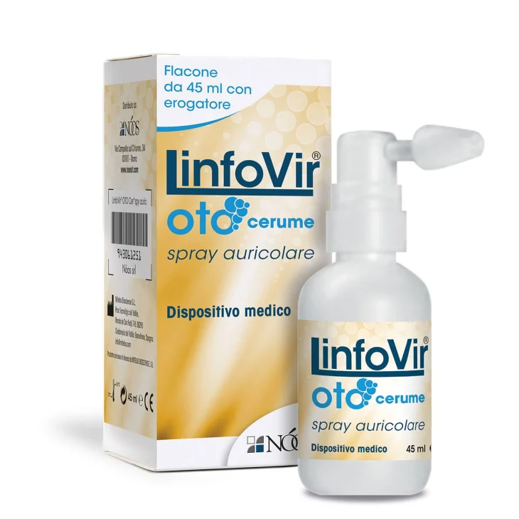 Noos Linfovir Oto Cerume Spray Auricolare 45 ml Noos Linfovir Oto Cerume Spray Auricolare 45 ml