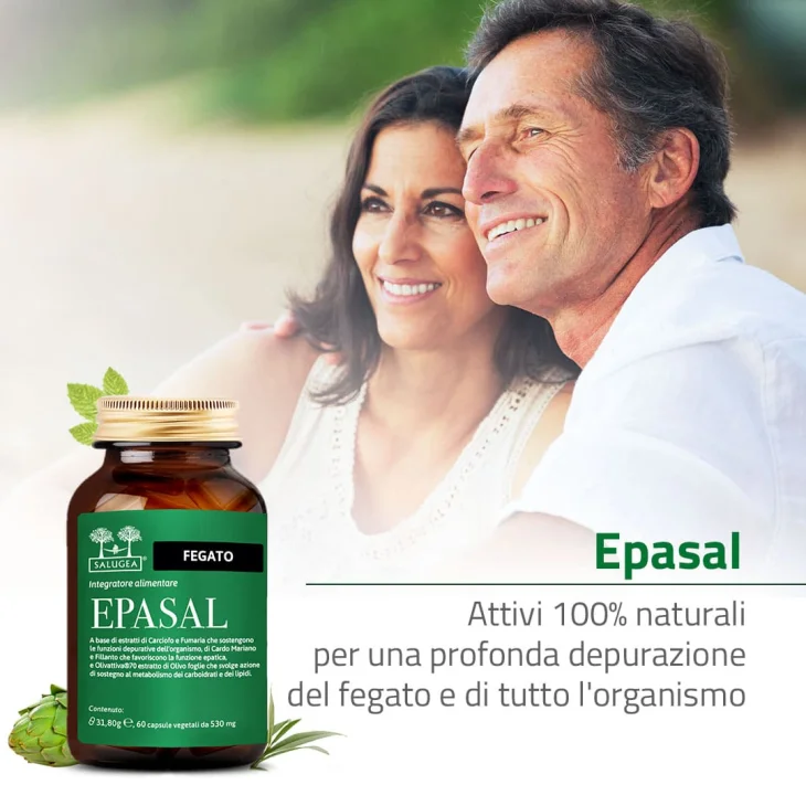 Salugea Epasal Integratore Depurativo Fegato 60 capsule Salugea Epasal Integratore Depurativo Fegato 60 capsule