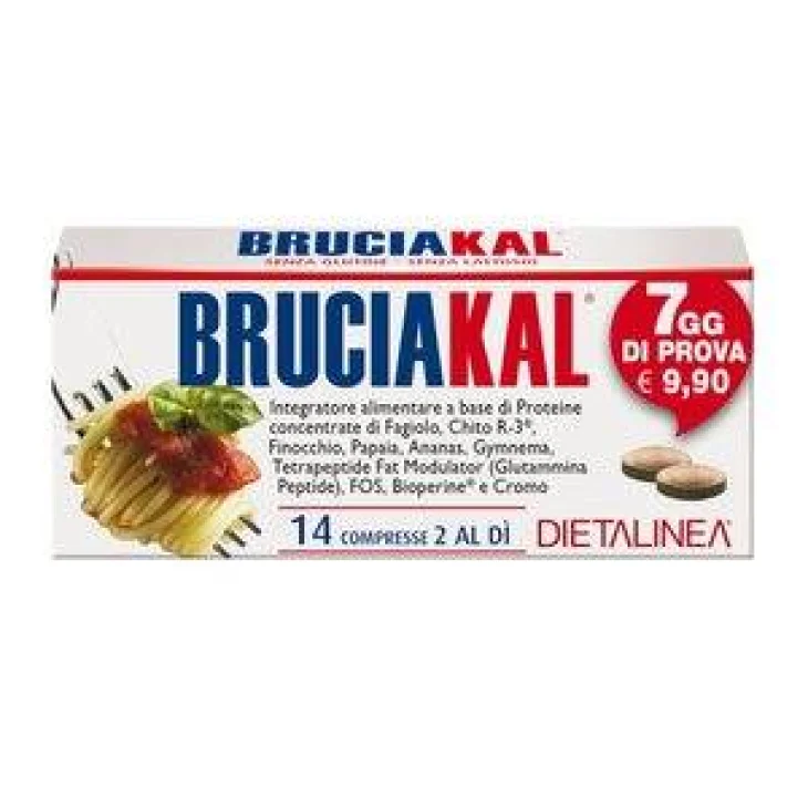 Dietalinea Bruciakal 7 Days Integratore per Dimagrire 14 compresse Dietalinea Bruciakal 7 Days Integratore per Dimagrire 14 compresse