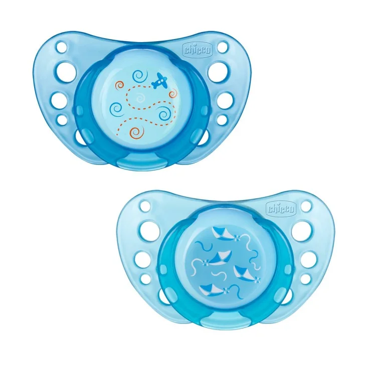 Chicco Physio Air Succhietto Boy in Silicone 16-36 mesi