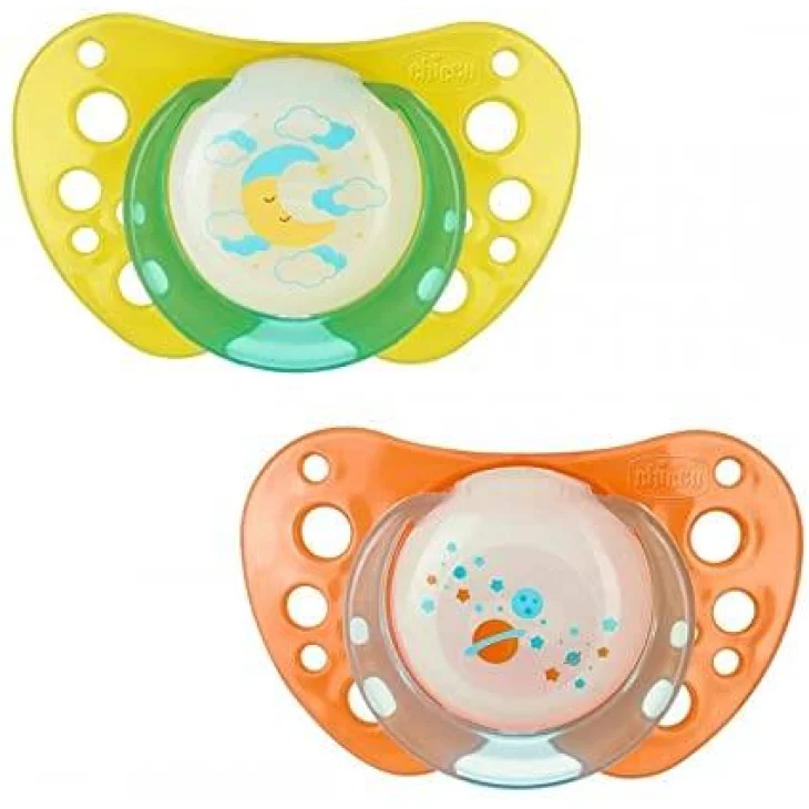 Chicco Physio Air Lumi Succhietto in Silicone 0-6 mesi