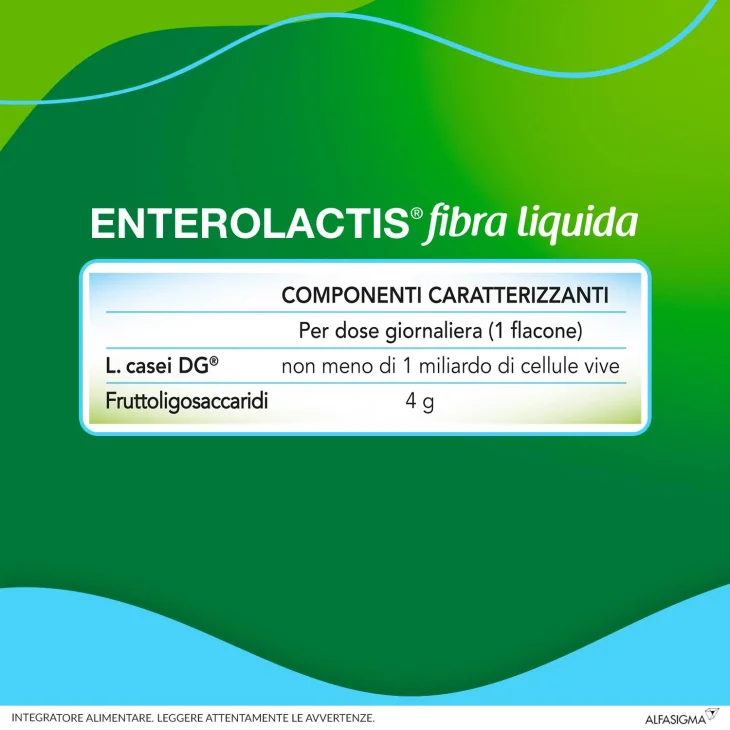 Enterolactis Fibra Liquida Fermenti Lattici 12 flaconcini Enterolactis Fibra Liquida Fermenti Lattici 12 flaconcini