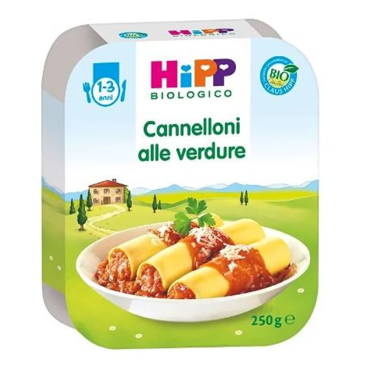 Hipp Bio Cannelloni alle Verdure 250 gr Hipp Bio Cannelloni alle Verdure 250 gr