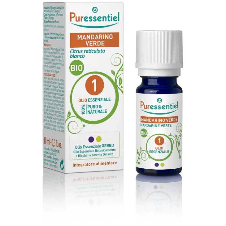 Puressentiel Mandarino Verde Bio Integratore Benessere Mentale 10 ml