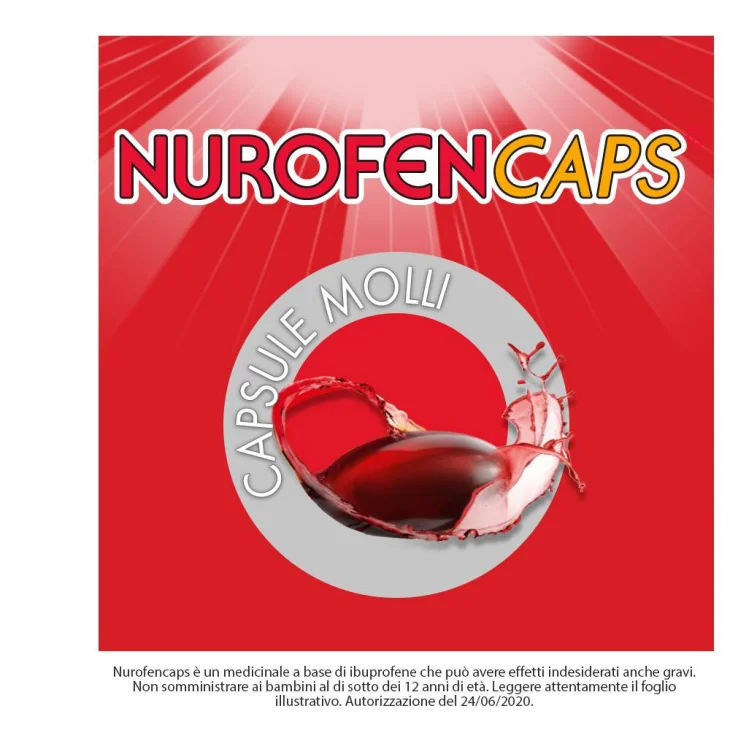 NurofenCaps 400 Mg Sollievo Rapido Dolori 10 capsule molli