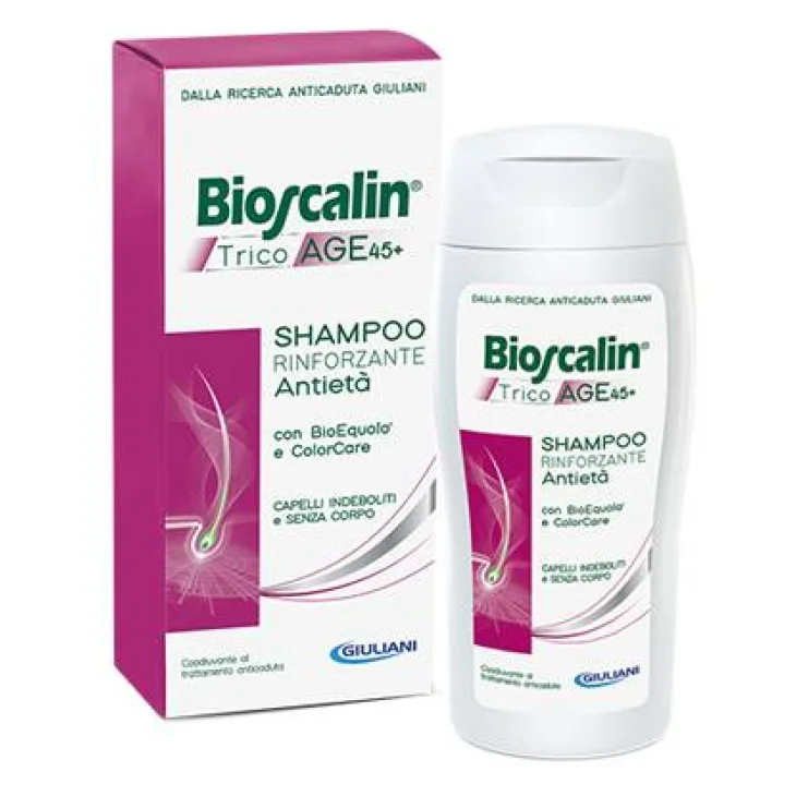 Bioscalin TricoAge 45+ Shampoo Rinforzante Antiet&agrave; Maxi Formato 400 ml