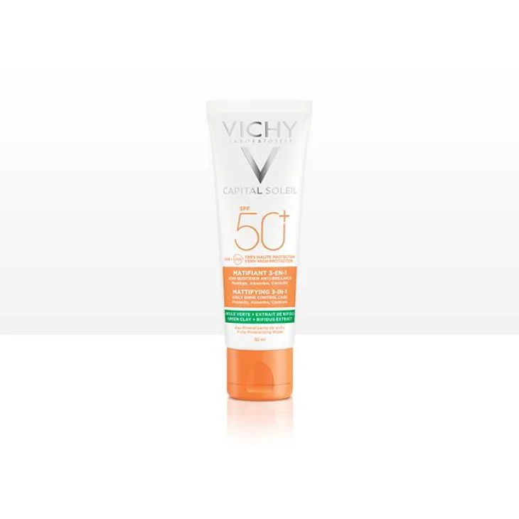 Vichy Capital Soleil Trattamento Viso Opacizzante 3in1 SPF50+ 50 ml Vichy Capital Soleil Trattamento Viso Opacizzante 3in1 SPF50+ 50 ml
