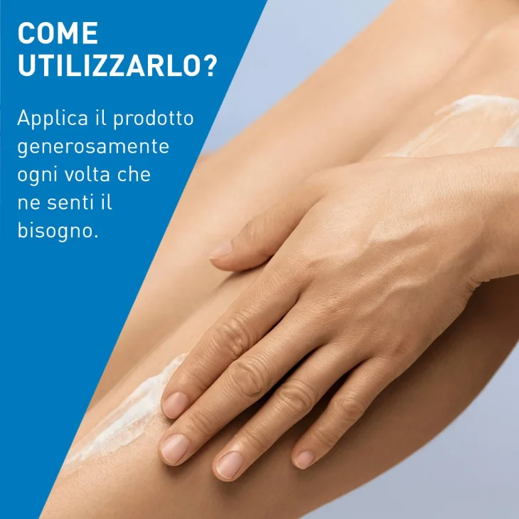 CeraVe Crema Idratante Per Pelli Da Secche a Molto Secche Per il Corpo e il Viso 177 ml