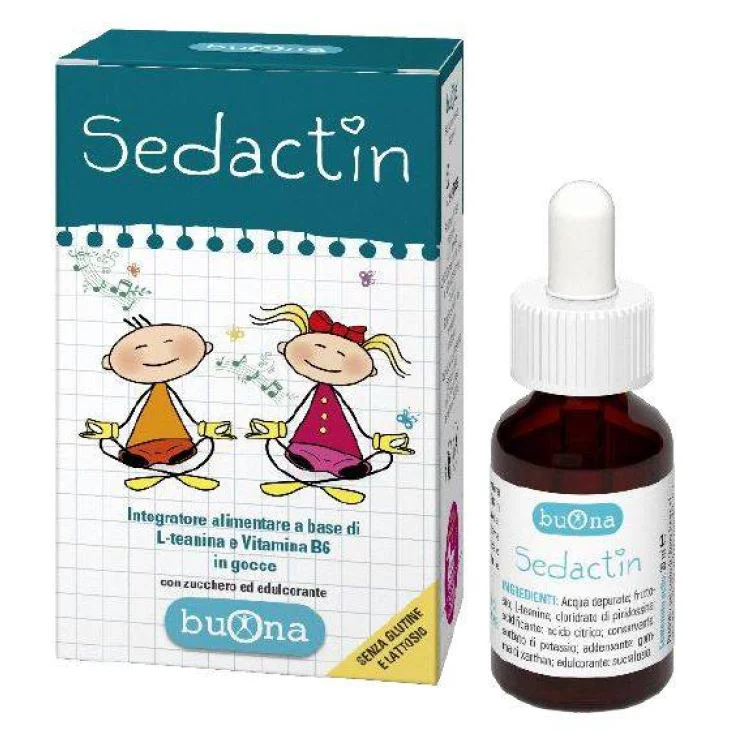 Buona Sedactin Integratore Vitaminico per Sistema Nervoso dei Bambini 20 ml Buona Sedactin Integratore Vitaminico per Sistema Nervoso dei Bambini 20 ml
