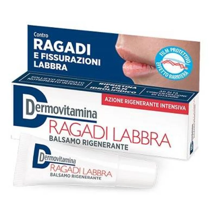 Dermovitamina Ragadi Labbra Balsamo Rigenerante 8 ml Dermovitamina Ragadi Labbra Balsamo Rigenerante 8 ml