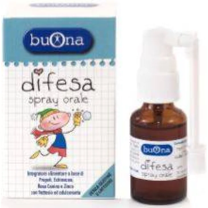 Buona Difesa Spray Orale per Difese Immunitarie dei Bambini 15 ml Buona Difesa Spray Orale per Difese Immunitarie dei Bambini 15 ml