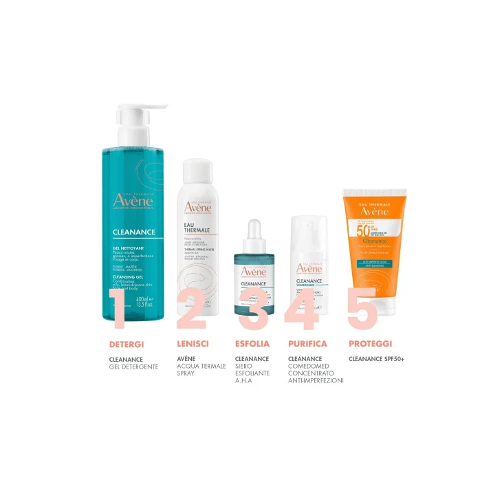 Av&egrave;ne Eau Thermale Cleanance Gel Detergente Purificante Nuova Formula 400 ml