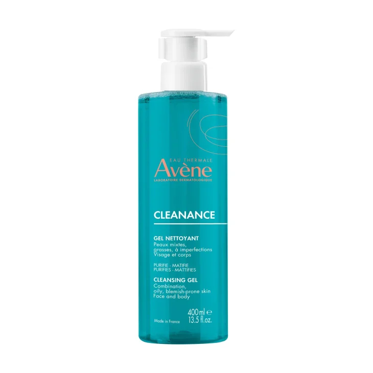 Av&egrave;ne Eau Thermale Cleanance Gel Detergente Purificante Nuova Formula 400 ml