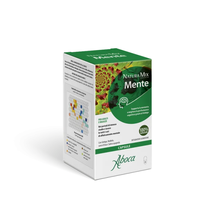 Aboca Natura Mix Advanced Mente Integratore per la Memoria 50 capsule Aboca Natura Mix Advanced Mente Integratore per la Memoria 50 capsule