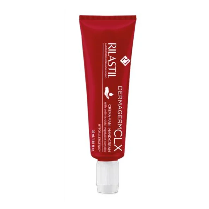 Rilastil Dermagerm CLX Crema Mani Emolliente Igienizzante 30 ml Rilastil Dermagerm CLX Crema Mani Emolliente Igienizzante 30 ml