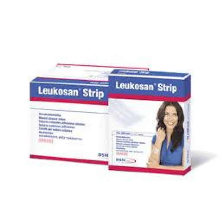 BSN Medical Leukosan Strip Cerotti per Sutura Cutanea 6x38 mm 12 Cerotti