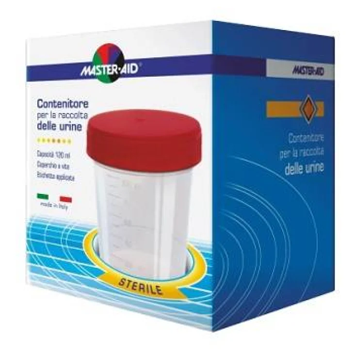 Master Aid Contenitore per la raccolta dell'urina 120 ml Master Aid Contenitore per la raccolta dell'urina 120 ml