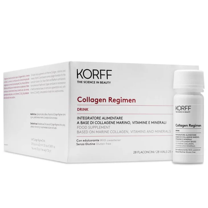 Korff Regimen Drink Integratore a base di Collagene Marino 28 drink Korff Regimen Drink Integratore a base di Collagene Marino 28 drink