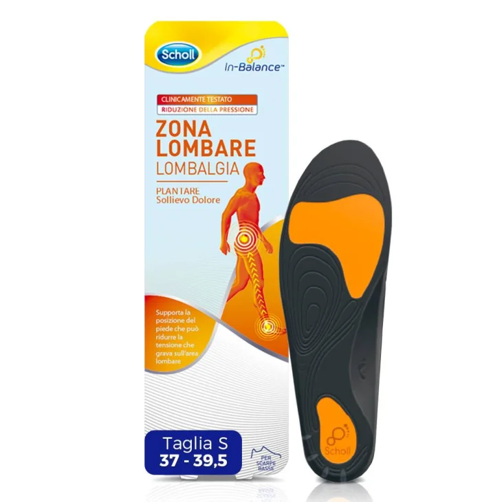 Scholl Plantare Lombare Sollievo Dolore Taglia S