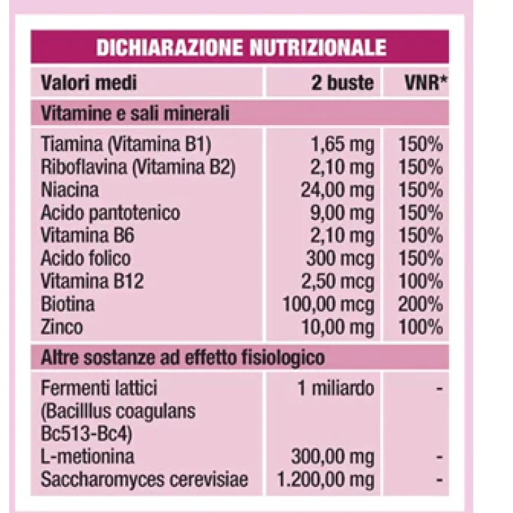 Lievitosohn Integratore Pelle e Capelli 30 Bustine 3,2 G
