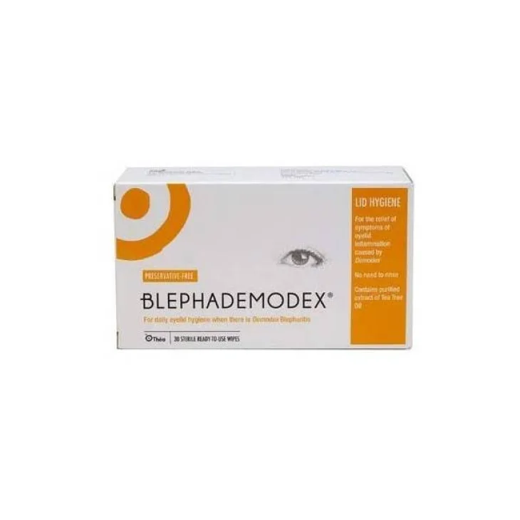 Blephademodex Garze per l'Igiene delle Palpebre 30 Pezzi