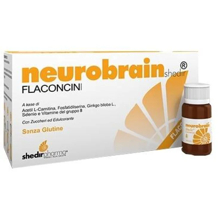 Neurobrain per la funzionalit&agrave; del microcircolo e sistema nervoso 10 Flaconcini x 10 ml